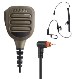 Pdflie IP65 Waterproof Remote Speaker Lapel Shoulder Mic for Motorola Wave Radio DLR110 TLK100 TLK110 SL300 SL1600 SL2600 SL3500e SL4000 SL7000e SL7550 SL7550e SL7580 SL7580e SL7590 SL8550 SL1K SL1M