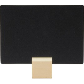 Securit TAG-HLD-TE Kreidetafelschilder + Halterung Teak im Set