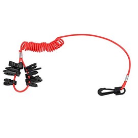 AB Tools Boat Engine Switch Lanyard PU Outboard Engine Motor Lanyard Universal Safety Lanyard Tether Cord for Boat Bike