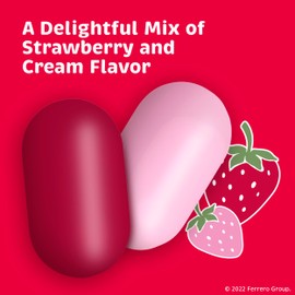 Tic Tac Strawberry & Cream Flavored Mints, Bulk 8 Pack, On-The-Go Refreshment, 3.4 oz Each