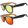 iceBoo Sunglasses Pack of 2 Mens Womens lightweight frame Plastic