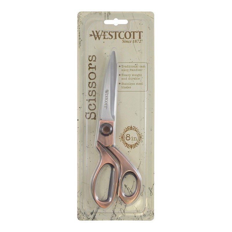Westcott E-16459 00 Vintage Scissors, 9 cm Stainless Steel Blades,