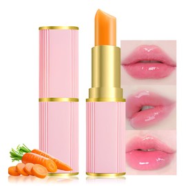 BINGBRUSH Carrot Color-Changing Lipstick Ultra Moisturizing, Hydrating Nourishing Tinted for Dry, Chapped Lips | Long-Lasting, Vegan & Cruelty-Free (#Cherry)