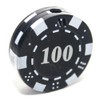 B1 $100 Poker Chip Refillable Butane Lighter - 1.5 Inch