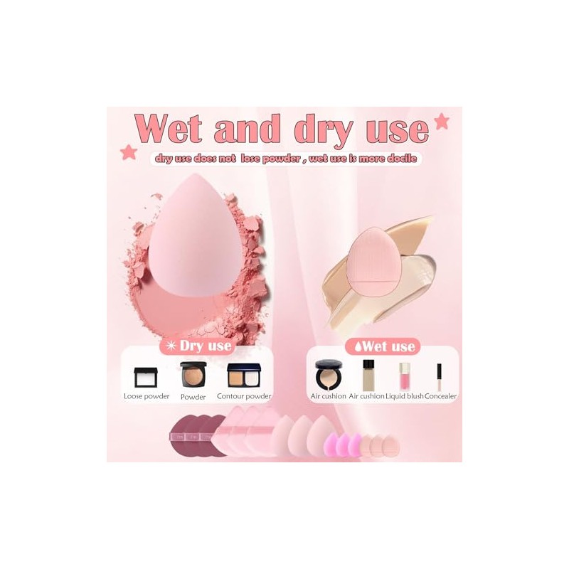 Set De Brochas De Maquillaje, 48 Piezas, Kit Profesional Para