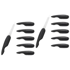 Healvian 12pcs Folding Nail Files Nail Trimmer Tool for Manicure Pedicure Double-sided Polishing Boards