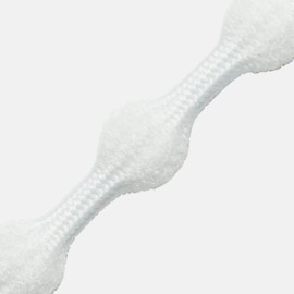 Caterpie No Tie Shoelaces Caterpillan Plus (Made in Japan), silk white