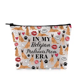 Generic PYOUL Belgian Malinois Lover Gift Belgian Malinois Mom Era Makeup Bag Belgian Malinois Owner Cosmetic Bag Belgian Malinois Mom Gift (Belgian Malinois Bag)