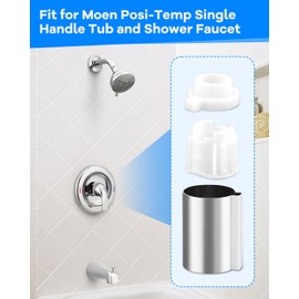 96987 Stop Tube and Temperature Limit Stop Kit Replacement Fit for Moen Posi-Temp Single Handle Tub and Shower Faucet