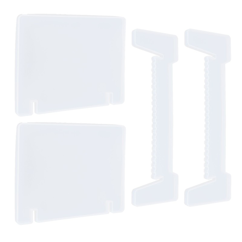 Crystal Epoxy Storage Shelf Mold Desktop Clear Silicone Die DIY