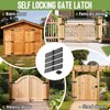 Mdkave Heavy Duty Gate Hinges,270° Solid Double Layer Folding Butt