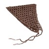 perfeclan Frauen Häkeln Bandana Head Kerchief vielseitige Haarzubehör Mode für