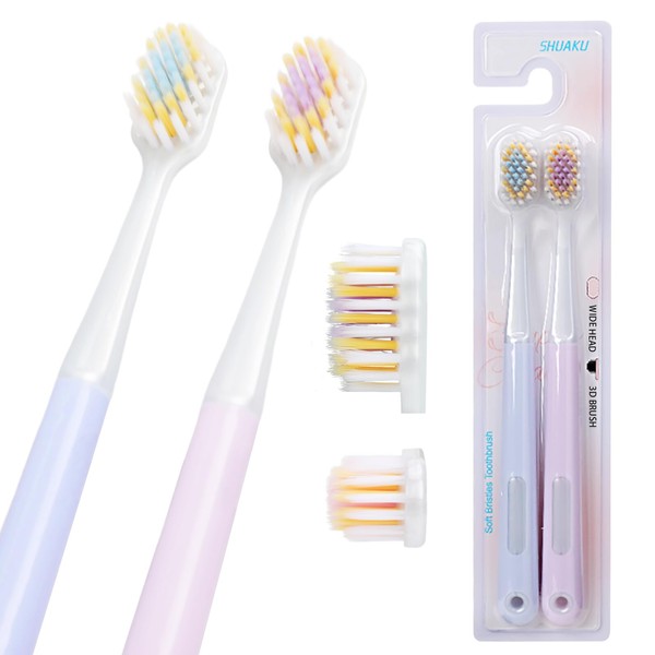 CMTK Extra Soft Toothbrush for Adults with Wide Head –