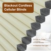 HIDODO Cordless Cellular Shades Blackout Honeycomb Window Shades and Blinds,