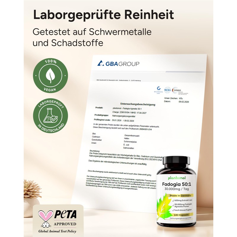 180 Fadogia Agrestis Extract Capsules with Caffeine - plantomol
