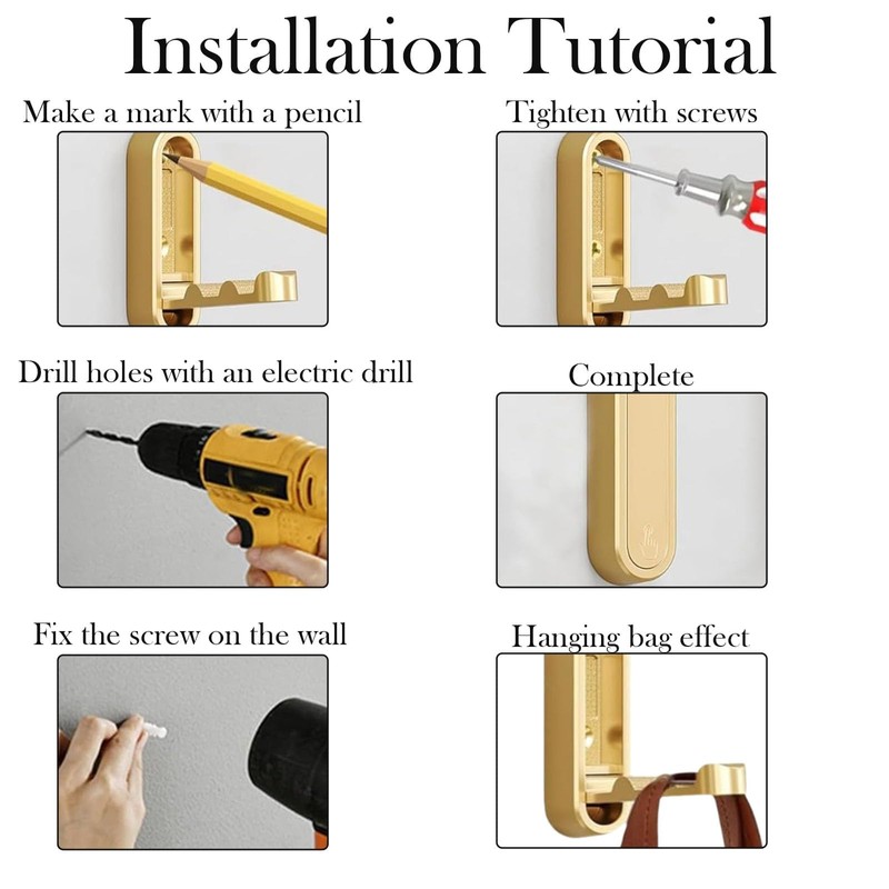 KxrTpx 2 Pack,Coat, Folding Coat Hooks - Premium Zinc Alloy