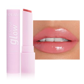Glow Lip Balm Lip Tint Hydrating Lip Mask Plumping Moisturizing Lip Serum Treatment Moisture Super Nourishing & Colour+Care Shine Lip Plumper Vegan Tinted Lip Balm Chapstick For Dry Cracked Lips (02#)