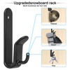 Rolitwils Snowboard Wall Mount Clips, Horizontal Skateboard Wall Mount，Snowboard Display
