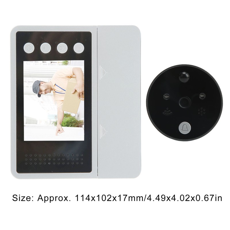 2.8in Digital Door Viewer Smart Peephole Doorbell Camera Infrared Night