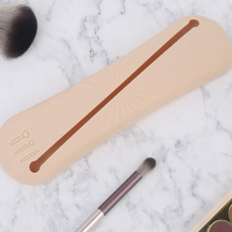 Baluue 3sets Makeup Brush Organizer Travel-Ready Case for Brushes Beauty