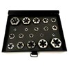 HHIP 1017-0020 20 Piece 1/4-7/8"Hexagon Rethreading Die Set