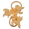 Feng Shui Three Celestial Guardians W Sword, Lasso,hook Key Ring