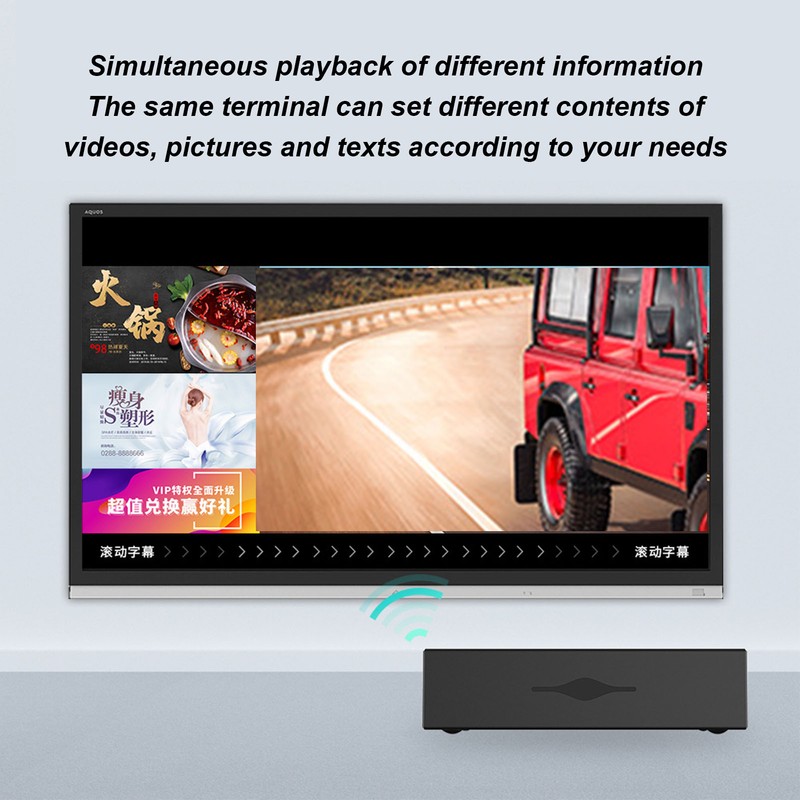 4K Digital Media Player for Android 10.0 2GB RAM 16GB