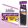 Sensationnel Sensationnel Lulutress crochet braiding hair - 3x braid out