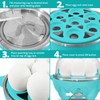 Elite Gourmet Easy Electric 7 Egg Capacity Soft, Medium, Hard-Boiled