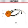 Blazer International Hopkins C534AK6 3/4" Round Amber LED Clearance &
