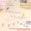 BQAN 2 Set Nail Holder for Painting Nails, Transparent Acrylic