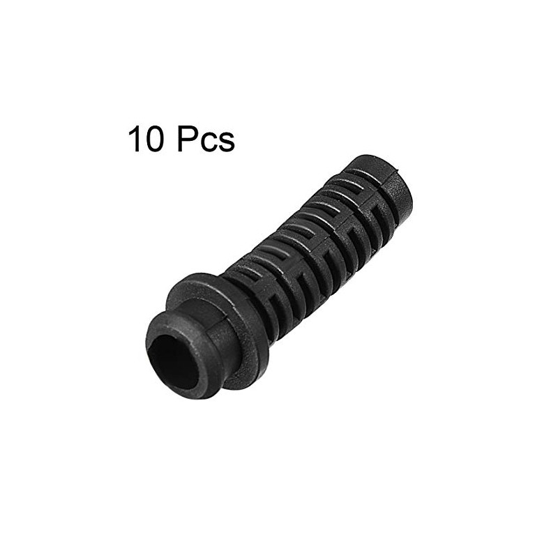 sourcing map Pack of 10 PVC Strain Relief Cable Kink