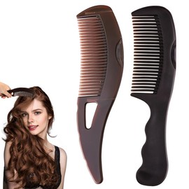 LQIOACU 2 Pieces Anti Dandruff Comb Massage Comb with Hollow Teeth for Men and Women Removes Dandruff and Dirt