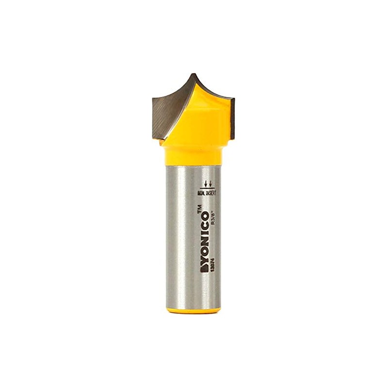 Yonico 13074 5/16-Inch Radius Point Cutting Round Over Groove Router