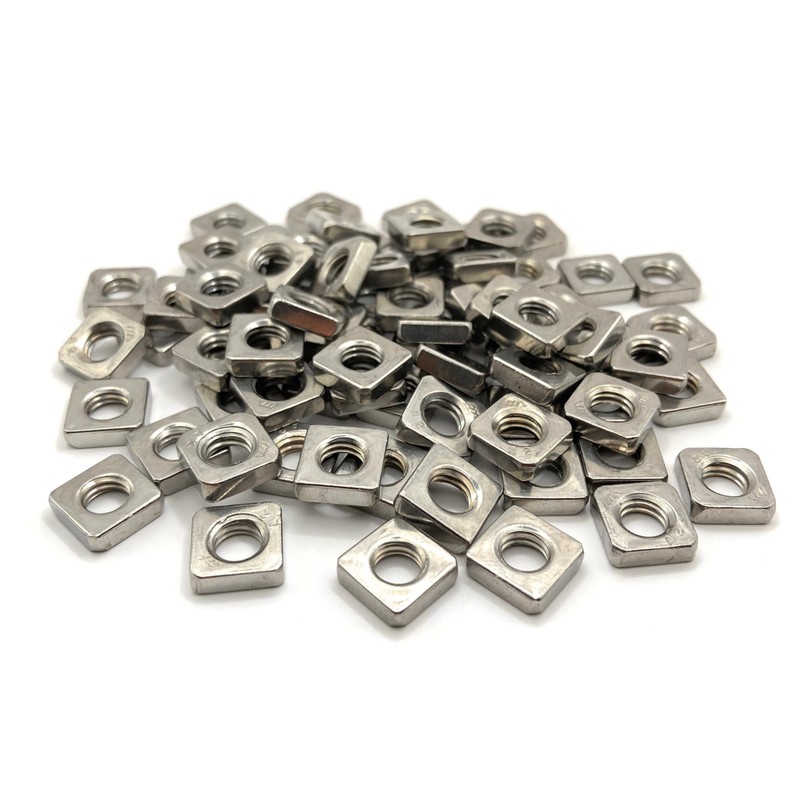 Square Nut M5 Stainless Steel Low Shape/Flat Profile Stainless Steel
