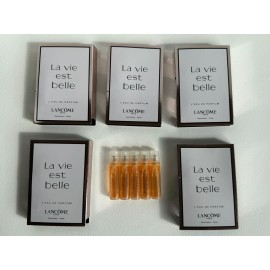 Lancôme 5 X Lancome La Vie Est Belle L’eau de Parfum Sample Size 1.5 ml/0.05 oz Each