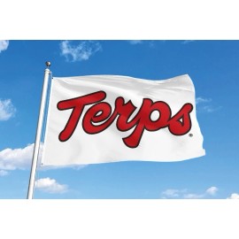 Unbranded MARYLAND TERPS 3'X5' FLAG BANNER ***100% FULL COLOR ON BOTH SIDES OF FLAG***