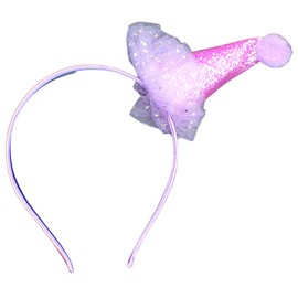 Topkids Accessories Birthday Headband Satin, Alice Band, Girls Hair Accessories, Birthday Girl Headband, Baby Headband, Happy Birthday, Hair Band, Birthday Decoration (Purple)