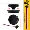 TMH 2pcs 4 Inch 12 Super Bright LED Tail Turn