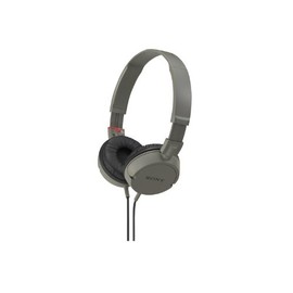 SONY 密閉型オンイヤーヘッドホン グレー MDR-ZX100/H