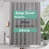 AmazerBath Extra Long Shower Curtain Liner, Grey Shower Liner 84