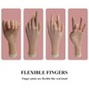 Nail Silicone Practice Hand For Acrylic Nails Practice Fake Hand