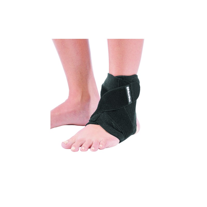 Mueller Adjustable Ankle Support, Black - One Size Fits Most