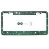 Bling License Plate Frame for Women, Green Diamond Rhinestone License