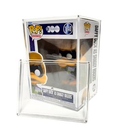 Tradeopia Acrylic POP Protector Case with Magnetic Lid, Precise Fit for 4-inch POP, Ultra Clear and Thick, Vinyl Figures Protector, Display Box for Minifigures (1)