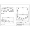 CO2 Laser Safety Eyewear Co2/Excimer Filter Black Plastic Wrap-Around Frame