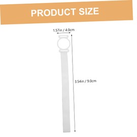 Ipetboom 6pcs Moxa Fixator Elastic Band Wear-resistant Moxa Straps for Leg Wrist Portable Belt Moxibustion Accessory