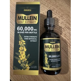 Oiaueu Mullein Leaf Extract 60 Servings 2 fl oz -Best by Date 7/26 NEW