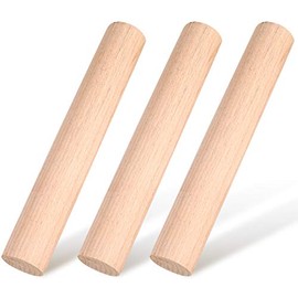 3 Pieces Small Wooden Rolling Pin, Dumpling Dough Roller Wooden Mini Rolling Pins Essential Kitchen Utensil Tool for Fondant, Pasta, Bread, Pastry, Cookies, Pizza, Pie (6.3 Inch, Cylinder Style)