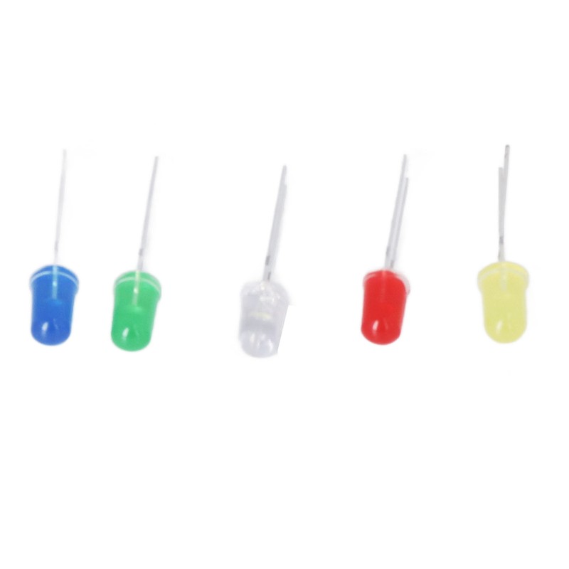 1000Pcs LED Light Emitting Diode Assortment Kit Bulb Lamp Components